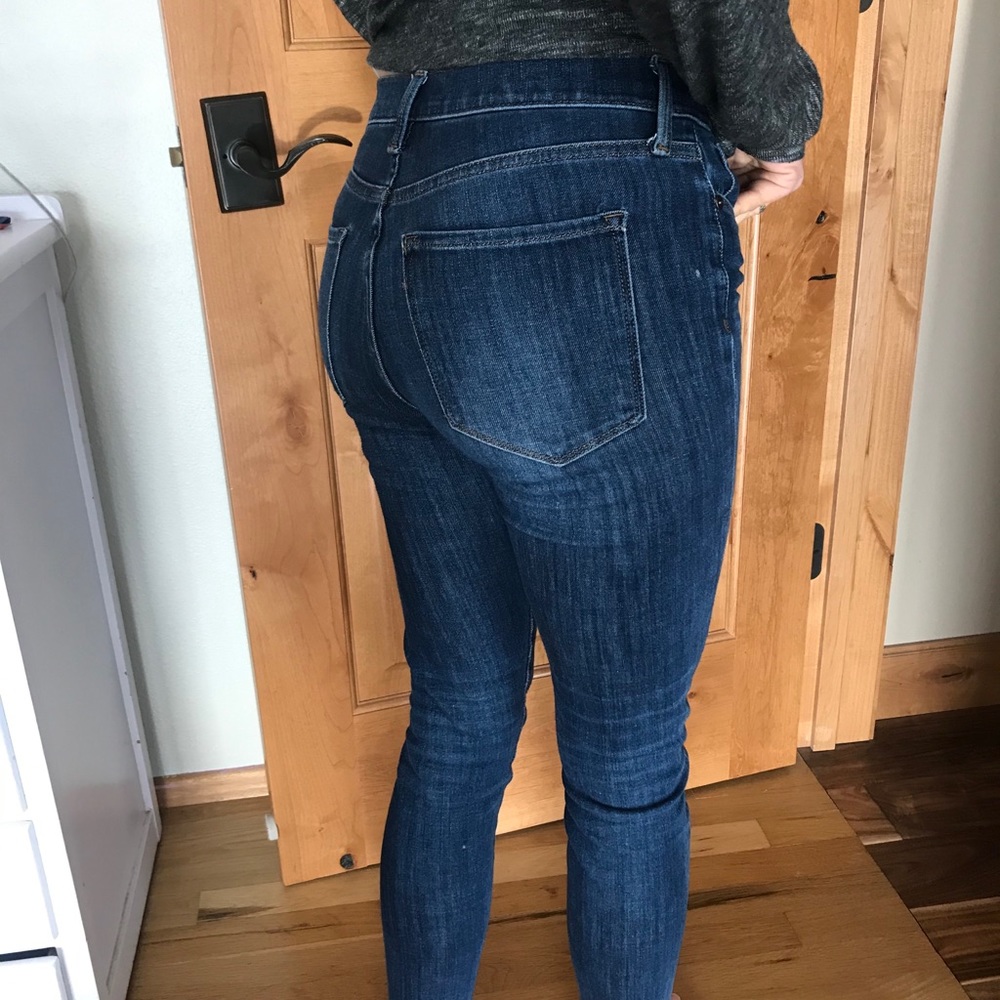 Banana Republic High Rise Crop Skinny Jeans - Picture 4 of 5